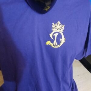 Purple T-Shirt with Yellow Logo the dynasty XL
